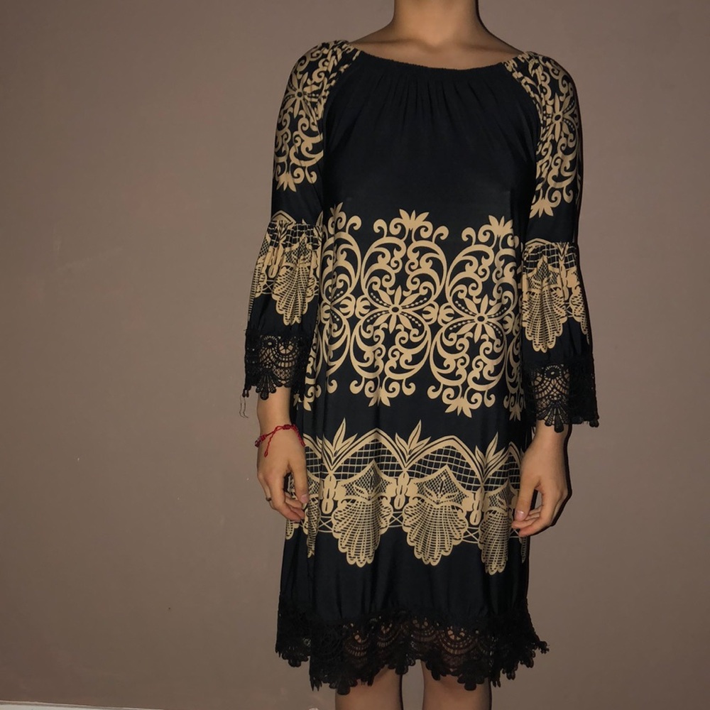 laced flowy dress